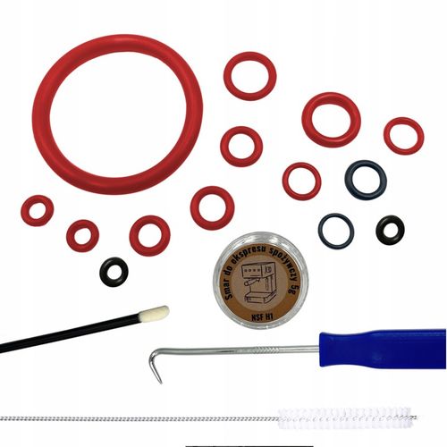 Kompletny zestaw uszczelek do Saeco Philips LatteGo + smar i akcesoria na Arena.pl