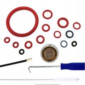 Kompletny zestaw uszczelek do Saeco Philips LatteGo + smar i akcesoria