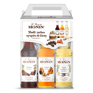 Monin - zestaw syropów do kawy 3x250ml