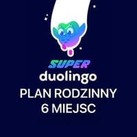 DUOLINGO SUPER FAMILY 6 MIEJSC NA KONCIE | 12 MIESIĘCY | PEŁNA WERSJA | PL