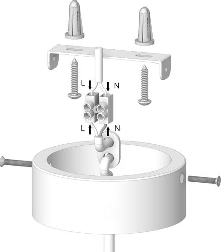 Lampa wisząca szara Madera 1 pł na Arena.pl