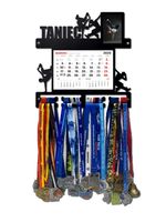 Wieszak na medale TANIEC z kalendarzem i ramką na zdjęcie twoje imię 392.1