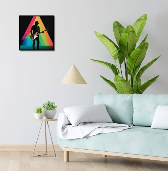 Plakat 40x40cm Pryzmat przez Gitarę zdjęcie 4