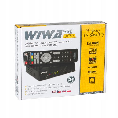 TUNER TV WIWA H.265 PRO (DVB-T2) na Arena.pl