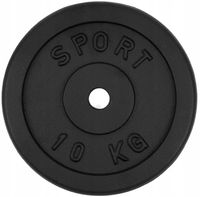 Talerz żeliwny 10kg obciążenie żeliwne krążek 30mm