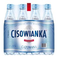 Cisowianka Naturalna woda mineralna gazowana niskosodowa 500 ml x 12 sztuk
