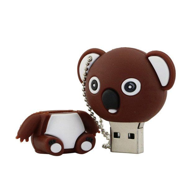 PENDRIVE USB SZYBKI FLASH DRIVE ULTRA PAMIĘĆ ZAWIESZKA PEN PREZENT MIŚ 64GB zdjęcie 3