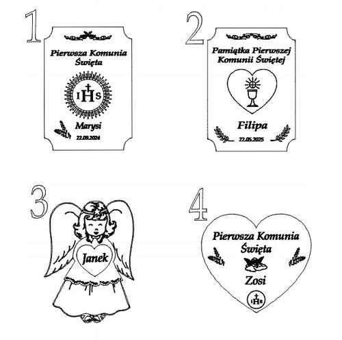 ANIOŁEK W PUDEŁKU DREWNIANYM PERSONALIZOWANY KOMUNIA CHRZEST CHŁOPIEC na Arena.pl
