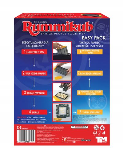 Rummikub Easy Pack Gra liczbowa podróżna Tm Toys na Arena.pl