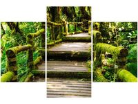 90X60CM OBRAZ DREWNIANY MOSTEK