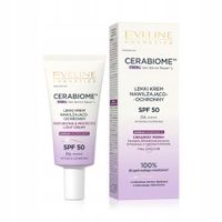 lekki krem nawilżająco-ochronny spf 50 eveline carabiome korean