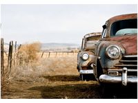 100 70CM OBRAZ PŁÓTNO STARE SAMOCHODY PŁÓTNO RAMA