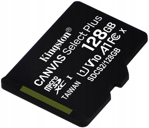 128GB microSD Kingston micro SDXC CL10 A1 100MB/s na Arena.pl
