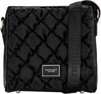 TOREBKA LISTONOSZKA MONNARI CZARNA PIKOWANA PASEK