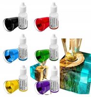 Barwnik Transparentny kom.6 szt. żywica epoksydowa biżuteria DIY stół
