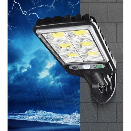 Mini latarnia solarna 6 x COB pilot+czujnik ruchu. na Arena.pl