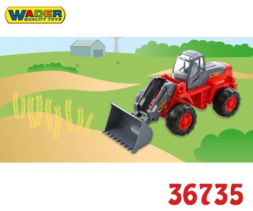 WADER Ładowarka Koparka traktor do piasku 49 cm na Arena.pl