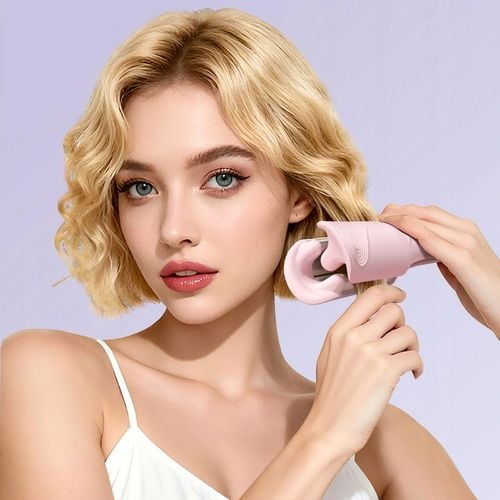 LOKÓWKA DUOMEI Profesjonalna Lokówka Falownica do włosów różowy 32MM na Arena.pl