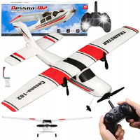 SAMOLOT ZDALNIE STEROWANY LATAJĄCY SZYBOWIEC RC MODEL CESSNA 182 PILOT 2,4