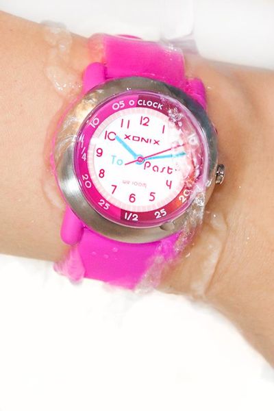 Xonix Zegarek analogowy, model dla chłopca i dziewczynki, podświetlenie, czytelny, WR 100M, bez niklu na Arena.pl