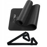 MATA + PORADNIK DO ĆWICZEŃ JOGA FITNESS MIĘKKA GRUBA 1,5 CM KARIMATA DUŻA