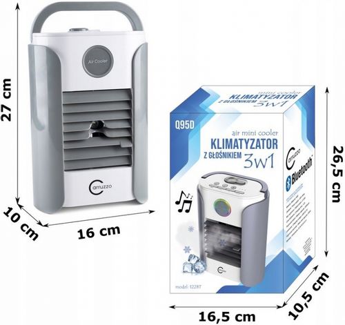 Mini klimatyzator głośnik wentylator na Arena.pl