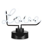 Stołowy napis świetlny neon LOVE miłość LED 6W biała ciepła