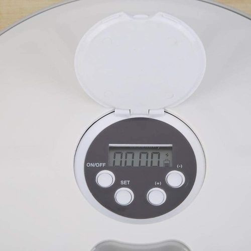 Podajnik dozownik suchej karmy automat czasowy timer dla psa kota miska na Arena.pl