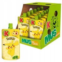 Kubuś Mus Jabłko Gruszka Pokemon 100g x 12 sztuk