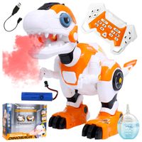 DINOZAUR GIGANT 66cm ZDALNIE STEROWANY RC ZIEJE DYMEM TAŃCZY MÓWI NA PILOTA
