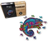 Puzzle Drewniane dla dzieci i dorosłych Kameleon  Chameleon