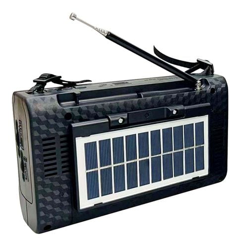 Radio przenośne bateryjne solarne Solar FM/AM/SW Bluetooth USB microSD na Arena.pl