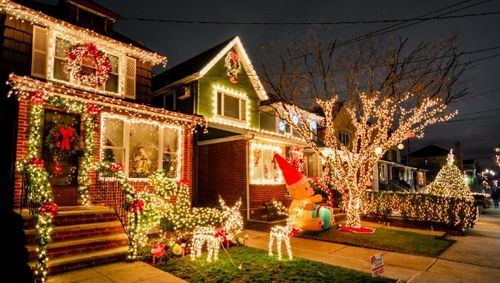HIT! OZDOBA ŚWIĄTECZNA DZWONKI ZIMNY BIAŁY NEON na Arena.pl