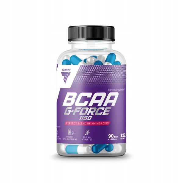 SILNE AMINOKWASY!! BCAA G-FORCE 90 kaps. Trec!! zdjęcie 3