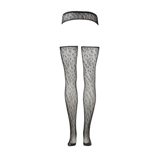 suspender leopard pantyhose - one size na Arena.pl