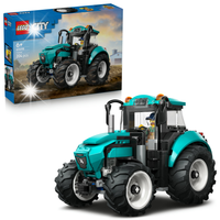 ZESTAW LEGO 60498 City Traktor Turkusowy Figurka Rolnik WIEŚ Klocki Prezent