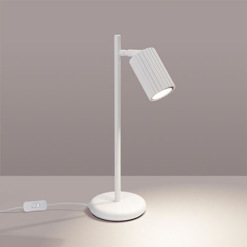 Lampa biurkowa KARBON biała na Arena.pl