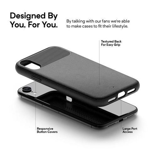 Caseology Vault Case - etui do iPhone XR (czarne) na Arena.pl
