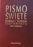 Biblia Tysiąclecia duża twarda ekozłotoskóra brąz