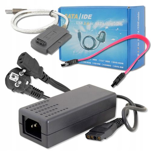 ADAPTER KONWERTER IDE SATA DYSKU TWARDEGO NA USB na Arena.pl