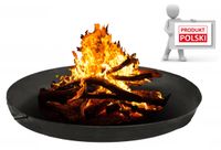 5 X DENNICA MISA STALOWA NA PALENISKO OGRODOWE 70CM GR. 2MM- ZESTAW 5 SZTUK