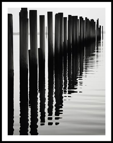 Plakat 50x65cm Rytm Wody i Drewna na Arena.pl