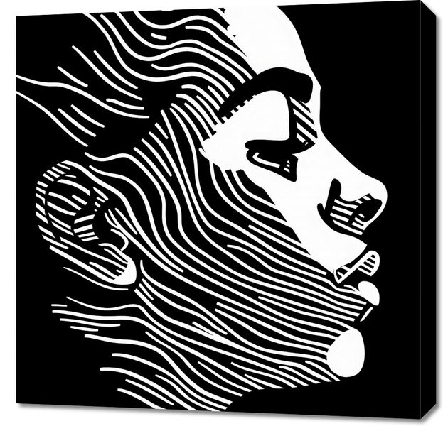 Obraz 70x70cm Linie Wyrazu zdjęcie 1