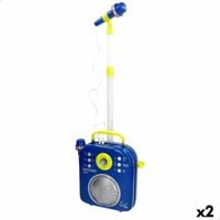 Głośnik z Mikrofonem Karaoke Bontempi 2 Sztuk