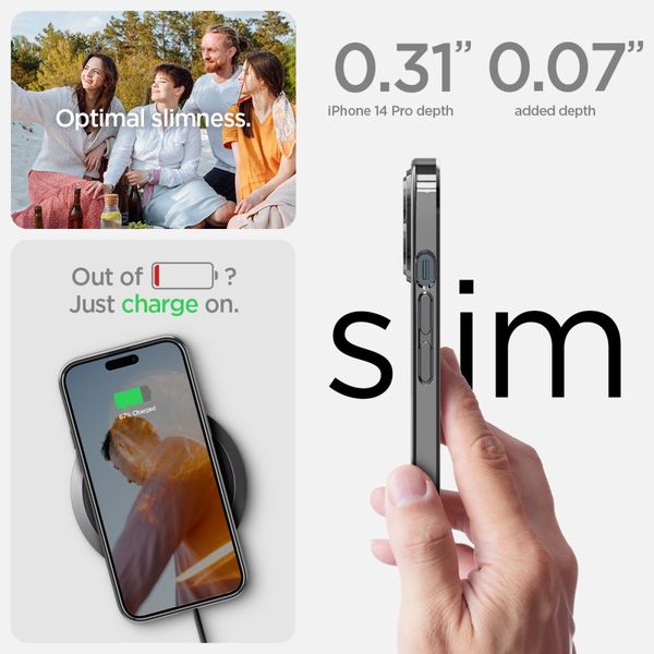 spigen optik crystal iphone 14 pro chrome grey zdjęcie 12