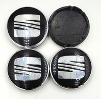 SEAT DEKIELKI na felgi zaślepki felg KAPSLE kołpaczki SEAT 55mm 4 szt.