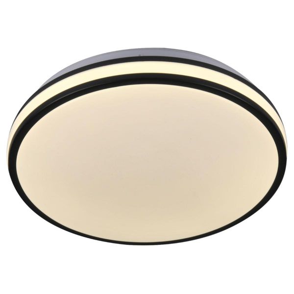 Ledowa lampa sufitowa plafon Orbit 318985 24W okrągły czarny zdjęcie 1