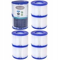 8x Filtr do pompy basenu JACUZZI LAY Z SPA Bestway 60311 typ VI Lay-Z-SPA
