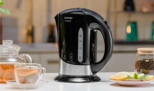 Czajnik elektryczny Zelmer Crystal 1,7 l 2200 W czarny na Arena.pl