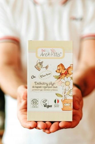 EKO PŁYN DO KĄPIELI I SZAMPON 400ml BABY ANTHYLLIS na Arena.pl